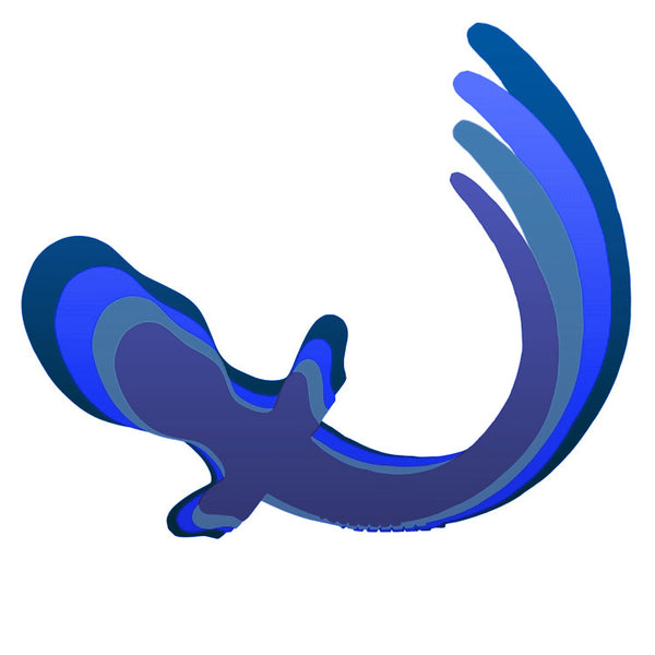 Blue Color Swirl Tail Plug