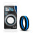 Cock Ring - Silicone - Performance Go Pro - Black/Blue