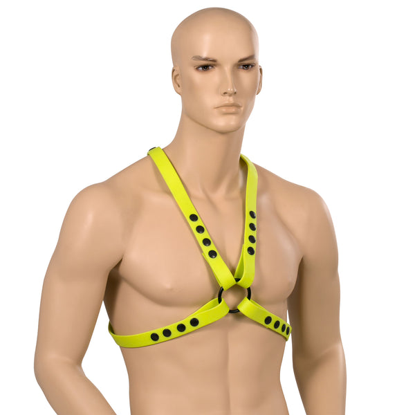 Neon Yellow Rubber Harness