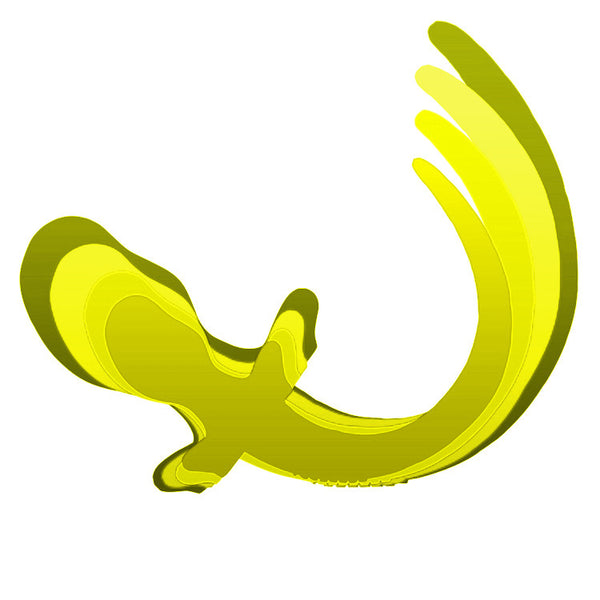Neon Yellow Color Swirl Tail Plug