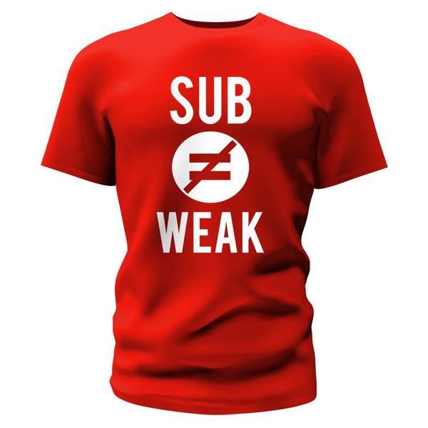 Red sub does not equal weak t-shirt